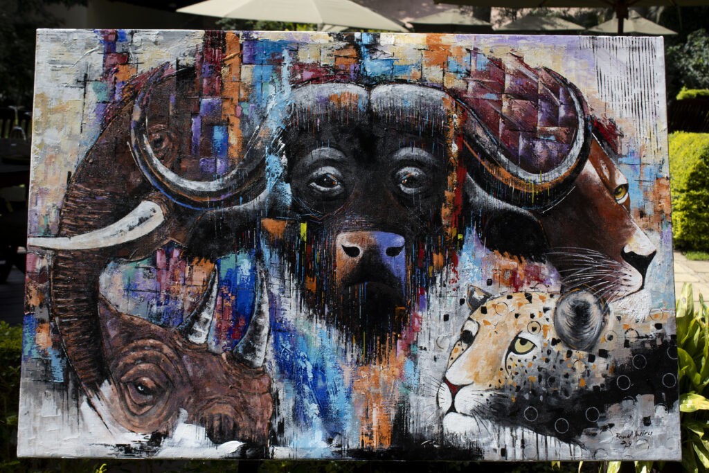 Arusha Artwork, Paint, Big Five